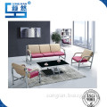 2013 new style Sponge purple leather office sofa with cheap price